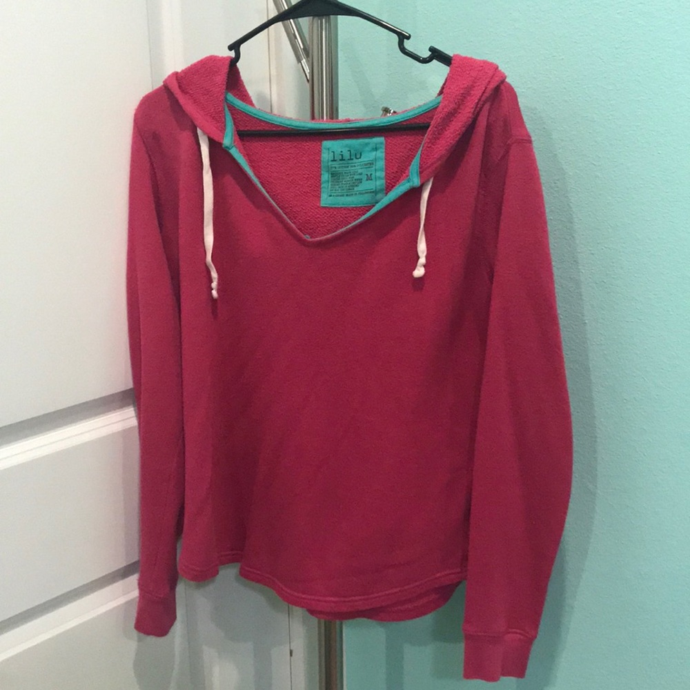 Pink Lilu hooded sweater